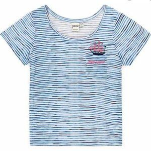 NWT Molly Hatch For Joanie - Horatio Ahoy Sailor Pocket Slogan Tee